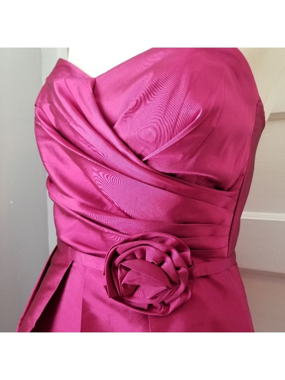 Alfred Sung Fruit Punch Strapless Dress, Size 8 - Picture 5 of 11